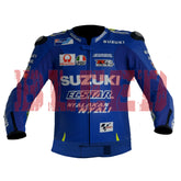Alex Rins Suzuki Ecstar Motorbike Racing Jacket Front View